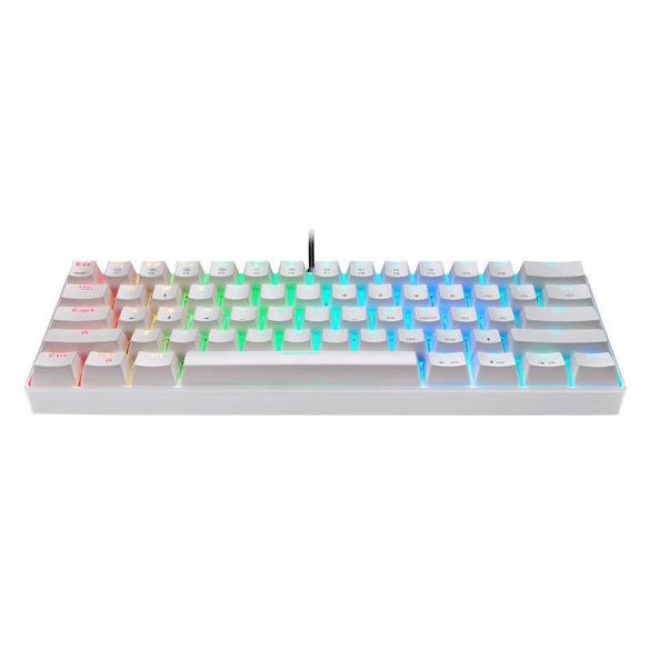 Tastatură mecanică Motospeed CK61 RGB (albă)