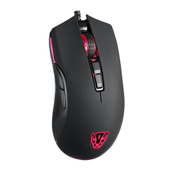 Mouse de gaming cu fir Motospeed V70 (negru)