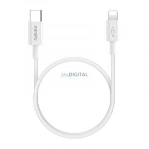 Cablu USB-C-Lightning Remax, RC-C026, 1m, 20W (alb)