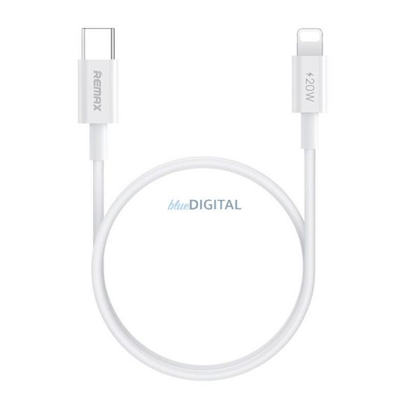 Cablu USB-C-Lightning Remax, RC-C026, 1m, 20W (alb)