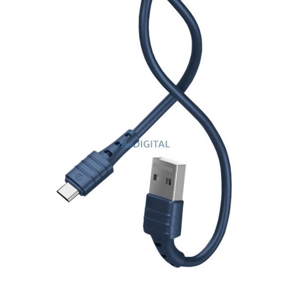 Cablu USB Micro Remax Zeron, 1m, 2.4A (albastru)