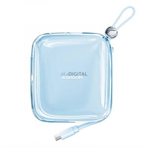 Joyroom JR-L002 Jelly Powerbank 10000mAh cu cablu tip C 22,5W - albastru