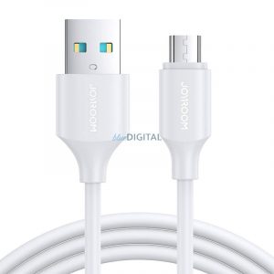 Joyroom S-UM018A9 USB-A - cablu microUSB 2.4A 1m - alb