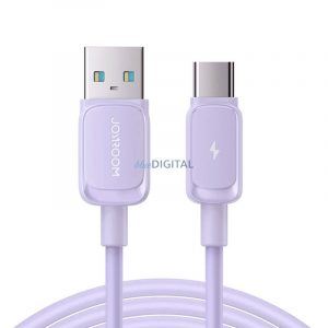 Joyroom S-AC027A14 USB-A - Cablu tip C 3A 1,2 m - violet