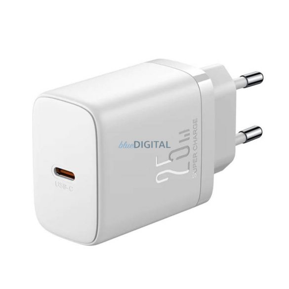 Încărcător Joyroom JR-TCF11 cu conexiune 1xUSB-C și cablu Type-C - Type-C 25W - alb