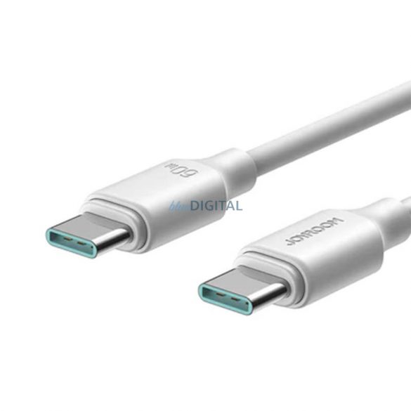 Încărcător Joyroom JR-TCF11 cu conexiune 1xUSB-C și cablu Type-C - Type-C 25W - alb