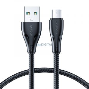 Joyroom S-UM018A11 Surpass USB-A - cablu microUSB 0,25 m 2,4 A - negru