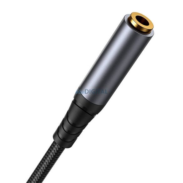 Joyroom SY-A09 cablu prelungitor jack 3,5 mm - 3,5 mm 1,2 m - negru