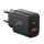 Joyroom JR-TCF05 Încărcător de rețea flash cu conexiune 1xUSB-A și 1xUSB-C 20W - negru