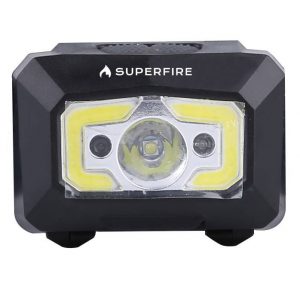 Lanternă Superfire X30 cu comutator fără contact, 500lm, USB