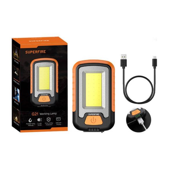 Lanterna Superfire G21, 650lm, USB