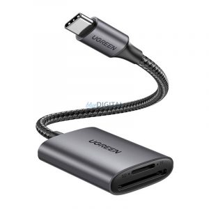 UGREEN CM401 Cititor de carduri USB-C (gri)