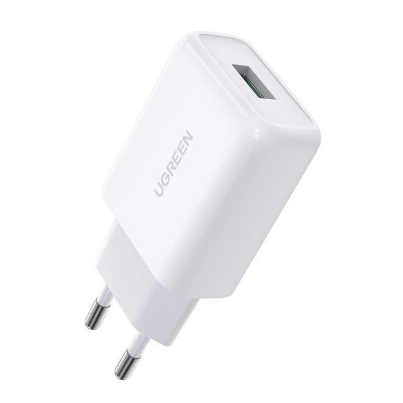 Încărcător UGREEN CD122, USB-A, QC3.0, 18W (alb)