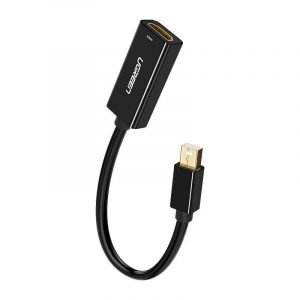 Adaptor / cablu Mini DisplayPort la HDMI Ugreen MD112, 1080p, 20cm (negru)