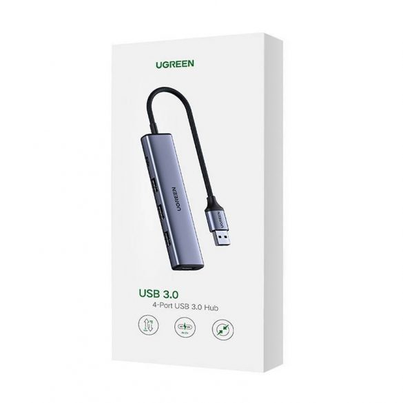 Adaptor Hub UGREEN 5in1, USB 4x la USB 3.0