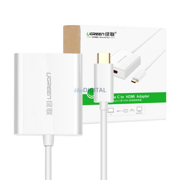 Adaptor USB-C HDMI 1.4 UGREEN 40273, 4K (alb)