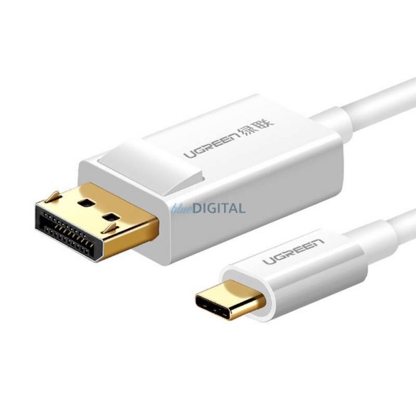 Cablu USB-C UGREEN Display Port 1,5 m (alb)