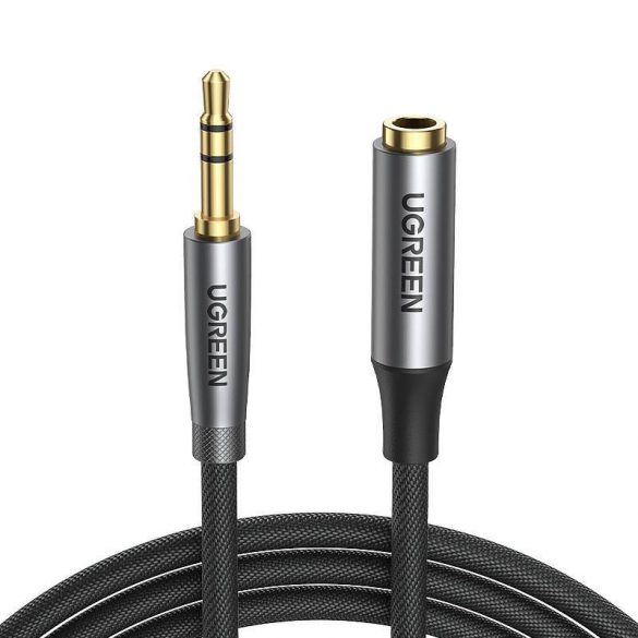 UGREEN AV190 Cablu prelungitor audio cu mufă AUX de 3,5 mm, 3 m (negru)