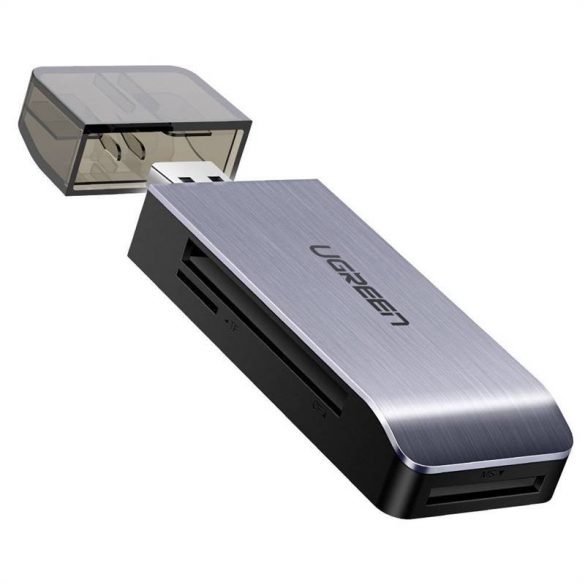 UGREEN adaptor USB 4 în 1 SD + cititor de carduri microSD (argintiu)