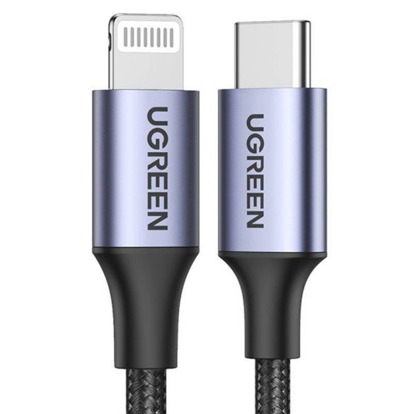 Cablu Lightning către USB-C UGREEN PD 3A US304, 1,5m