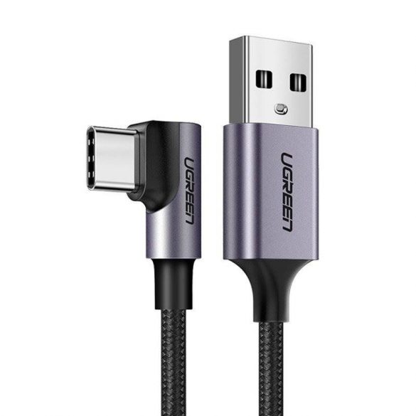 Cablu USB-C unghiular UGREEN US284, 3A , 3m (negru)