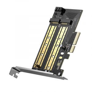 UGREEN PCIe 3.0 x4 pentru M.2 M-Key + adaptor M.2 B-Key