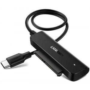 Adaptor UGREEN USB-C 3.0 pentru SATA 2.5, 50 cm (negru)