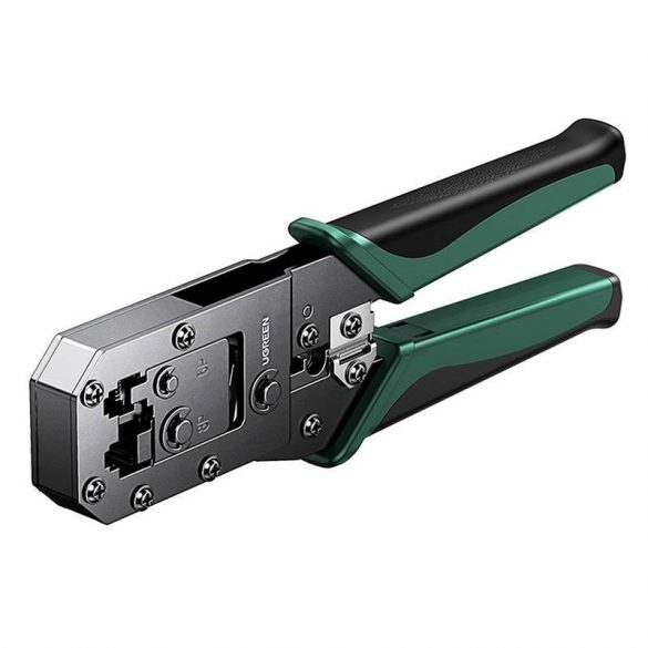 Clește de sertizare Ethernet UGREEN NW136 pentru conector (negru/verde)