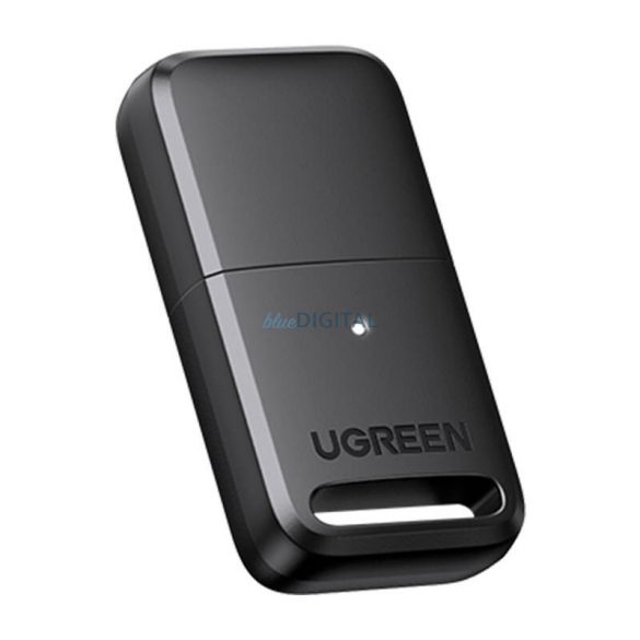 Bluetooth 5.3 Ugreen CM591 Adaptor/receptor USB, LED, rază de acțiune 20 m (negru)