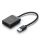 UGREEN adaptor USB cititor de carduri SD, microSD (negru)