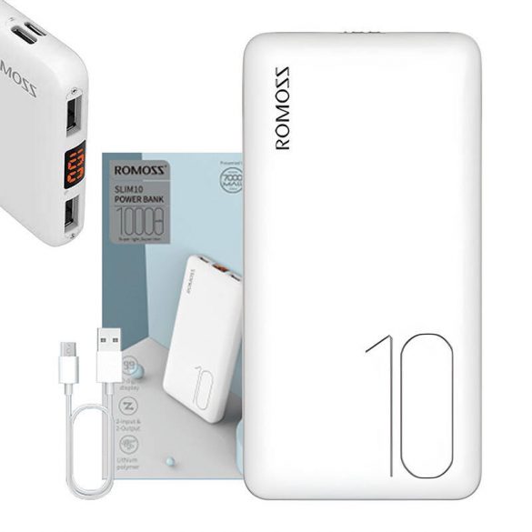 Romoss PSP10 Powerbank 10000mAh - alb