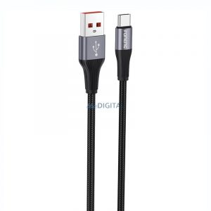 Foneng X112 Cablu USB-A - Type-C 3A 1m - negru