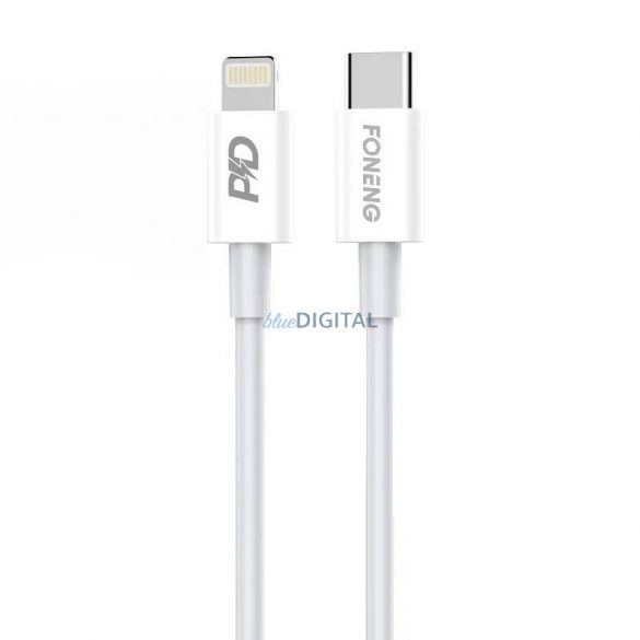 Cablu USB-C pentru Lighting Foneng X31, 20W 1m (alb)