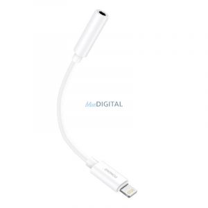 Cablu audio jack 3,5 mm pentru iPhone Foneng BM20 (alb)