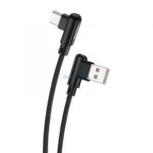 Cablu USB-C înclinat Foneng X70, 3A, 1m (negru)