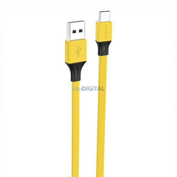 Foneng X96 Cablu USB-A - Type-C 2.4A 1m - galben