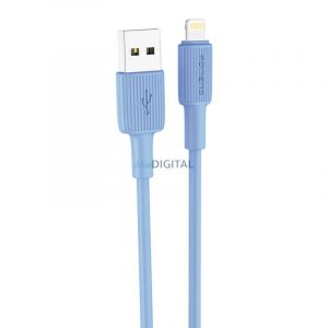 Foneng X100 USB-A - Lightning cablu 2.4A 1.2m - albastru