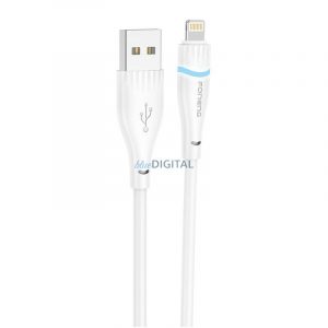 Foneng X101 Cablu USB-A - Lightning 2.4A 1.2m - alb