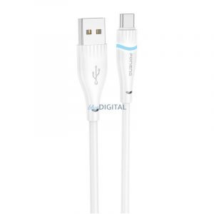 Foneng X101 Cablu USB-A - Type-C 3A 1.2m - alb