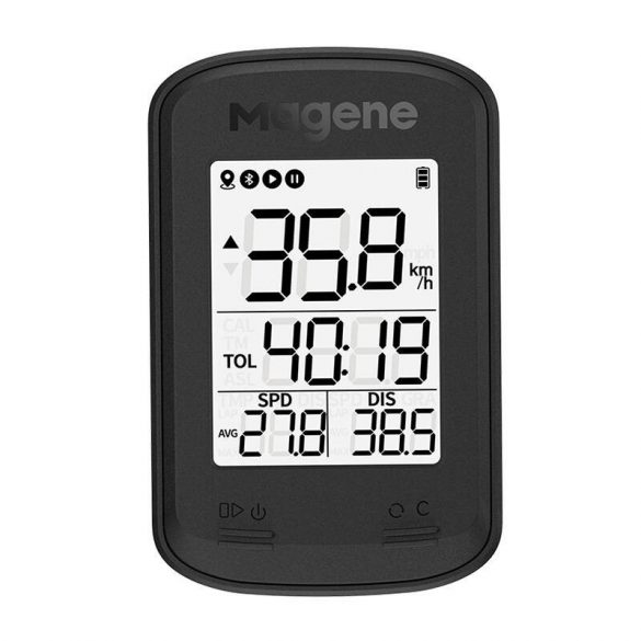 Computer pentru biciclete Magene C206pro negru, GPS, app