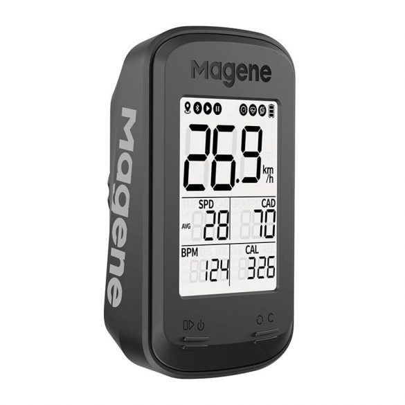 Computer pentru biciclete Magene C206pro negru, GPS, app