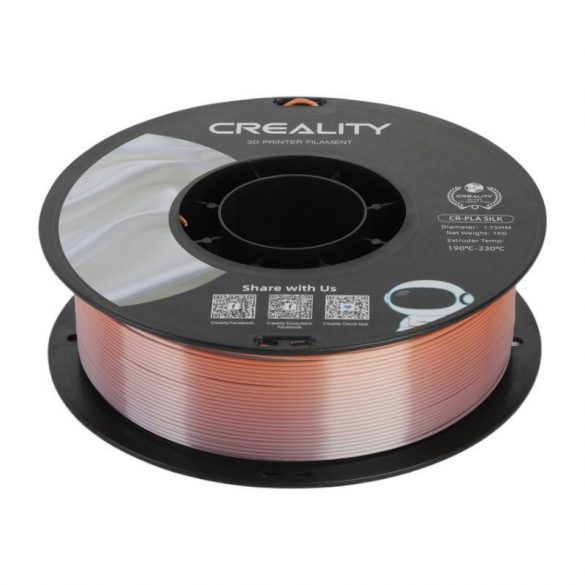 CR-Silk PLA Filament Creality (curcubeu)