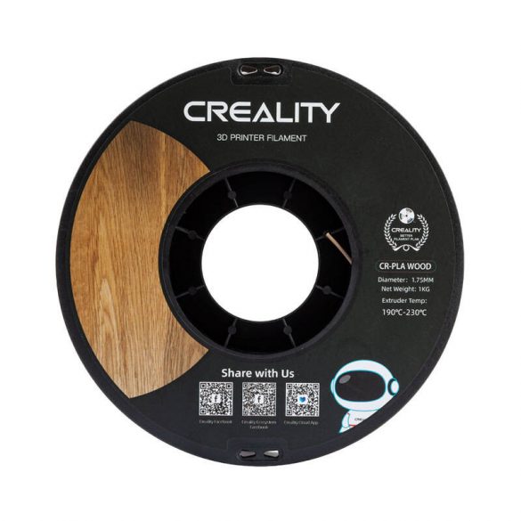 CR-PLA Wood Filament Creality (pin alb)