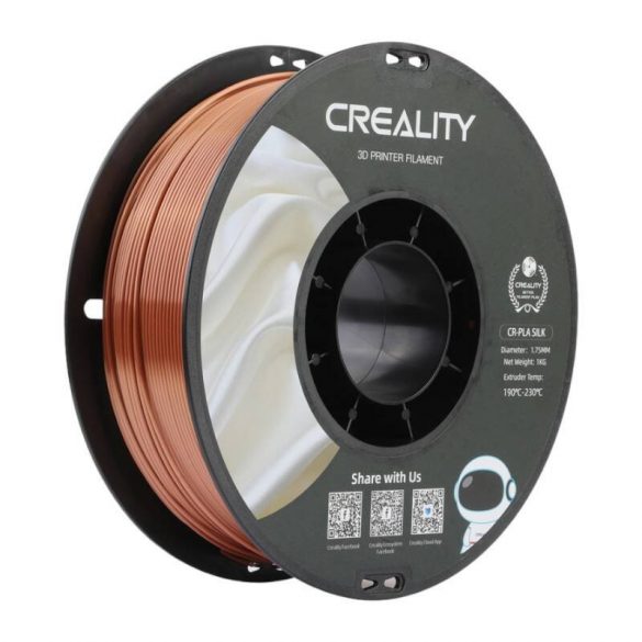 CR-Silk PLA Filament Creality (Cupru roșu)