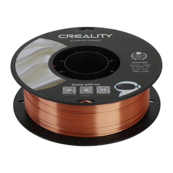 CR-Silk PLA Filament Creality (Cupru roșu)