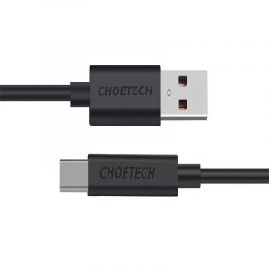 Cablu USB-USB-C Choetech AC0002, 1m (negru)