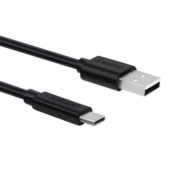 Cablu USB-USB-C Choetech AC0002, 1m (negru)