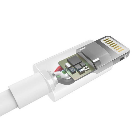 Cablu USB la Lightning Choetech IP0026, MFi, 1,2 m (alb)