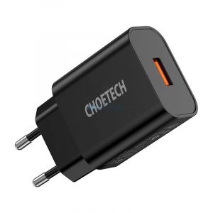 Încărcător de perete Choetech 18W USB-A (negru)