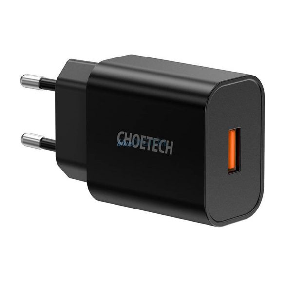 Încărcător de perete Choetech 18W USB-A (negru)